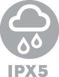 IPX5 CERTIFIED