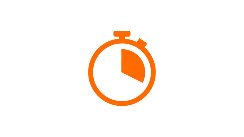orange icon stopwatch