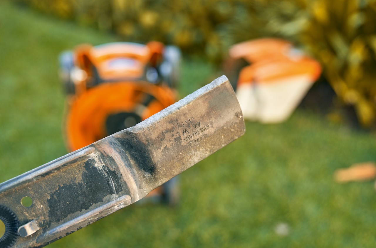 Primo piano: tosaerba a batteria RMA 339 C di STIHL